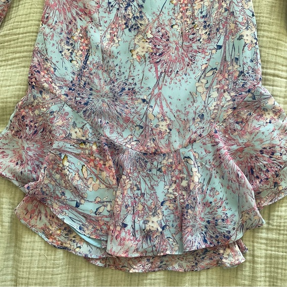 Blue and Pink BCBG Floral Dress - Picture 2 of 7